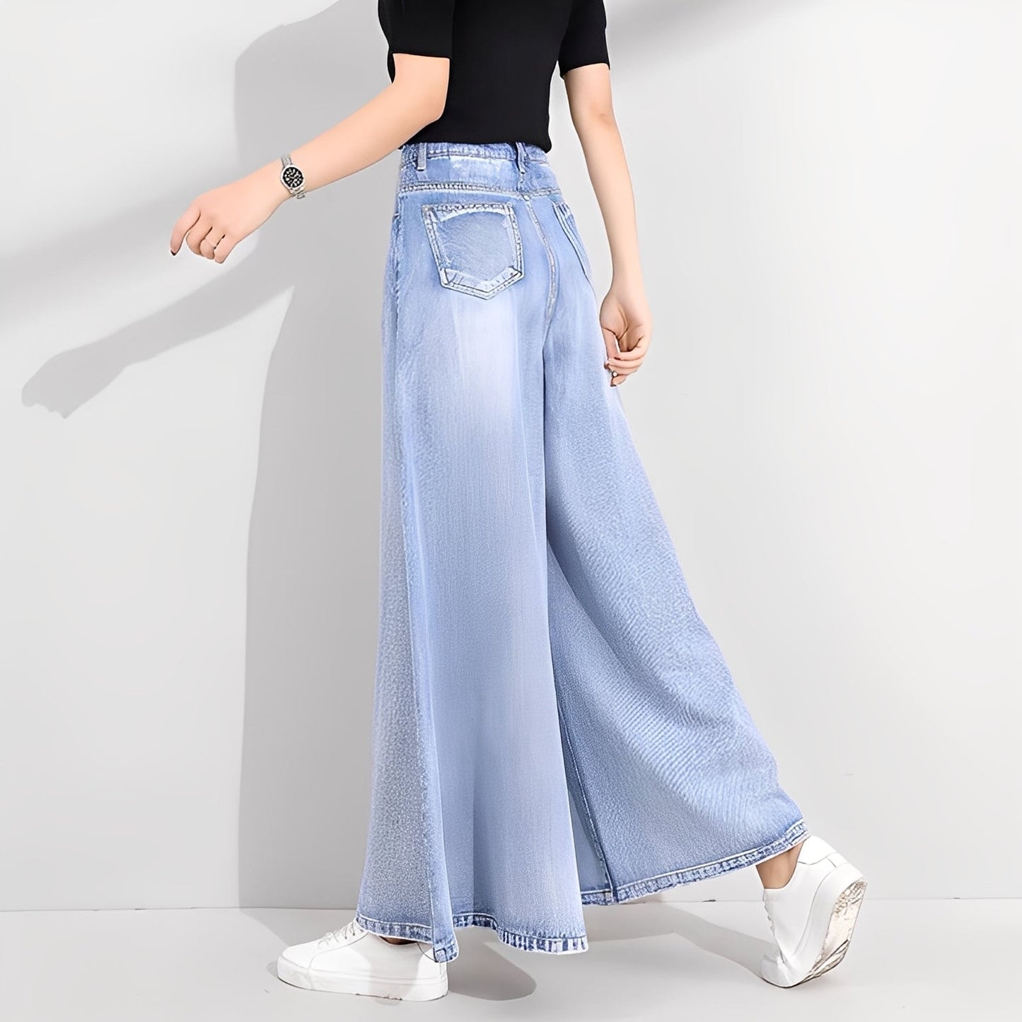 Jasmine - Jeans stilosi con gamba ampia per donne 