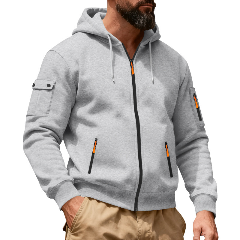 Sergio™ | Felpa Utility con cerniera