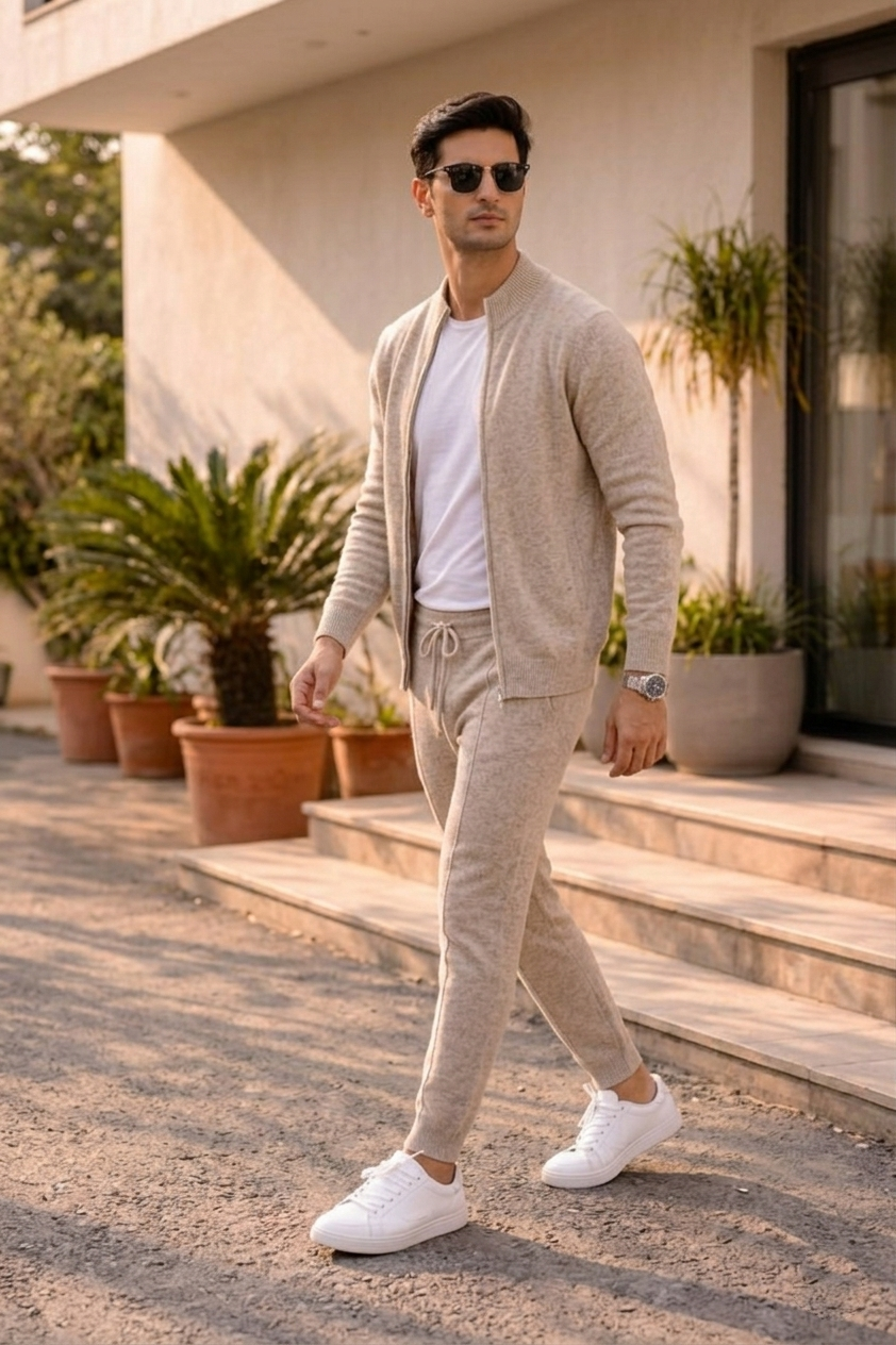 COMPLETO IN PURA LANA MERINO EXTRA-FINE