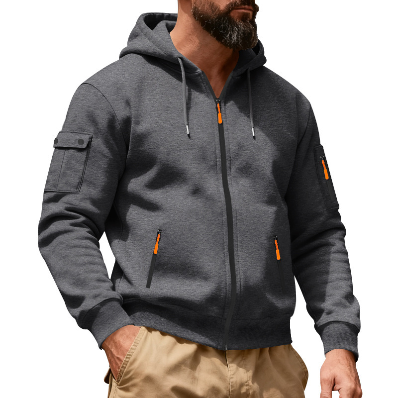 Sergio™ | Felpa Utility con cerniera