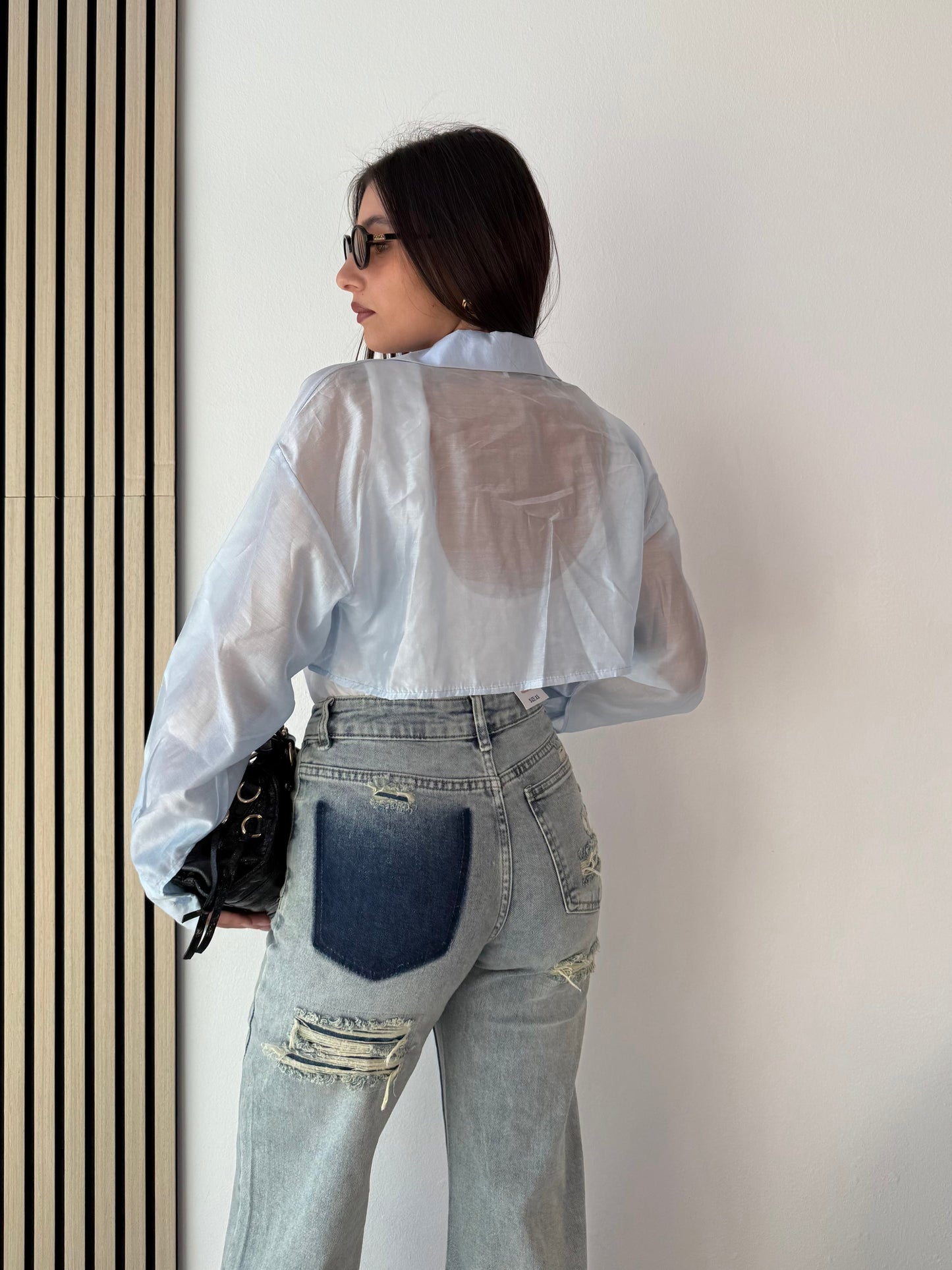 Body camicia con canottiera