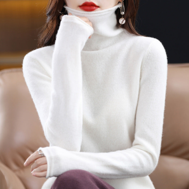 Ethelinda - Elegante maglione a collo alto per donne 
