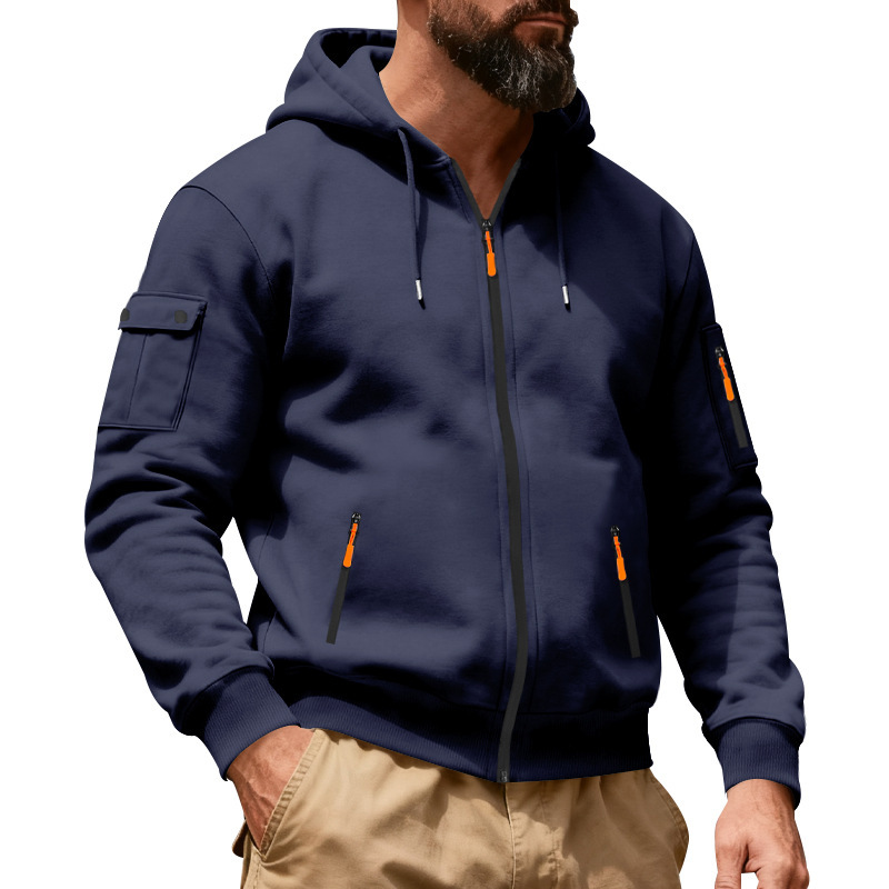Sergio™ | Felpa Utility con cerniera