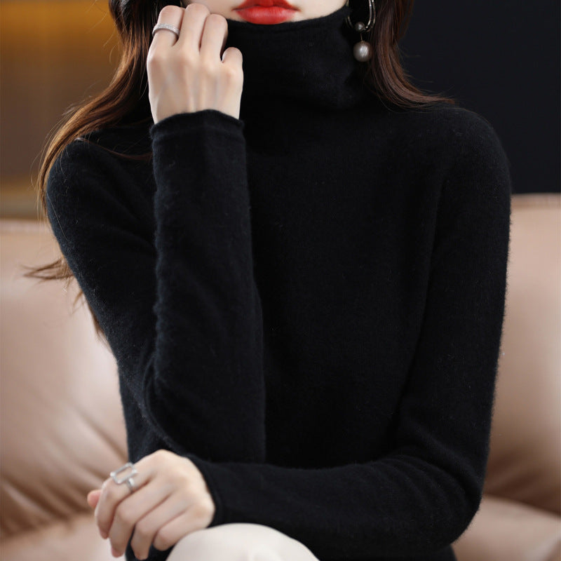 Ethelinda - Elegante maglione a collo alto per donne 