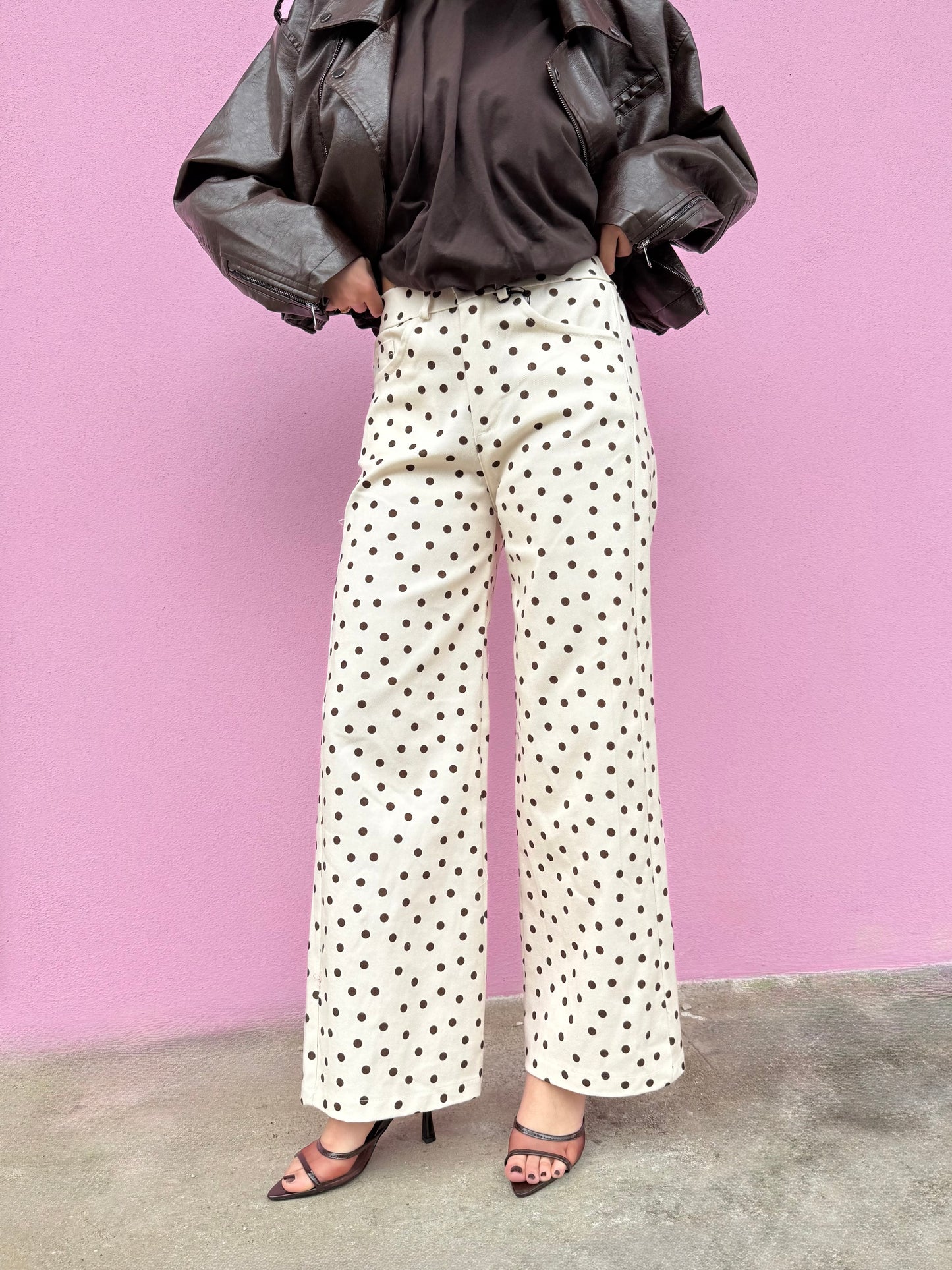 Jeans a pois