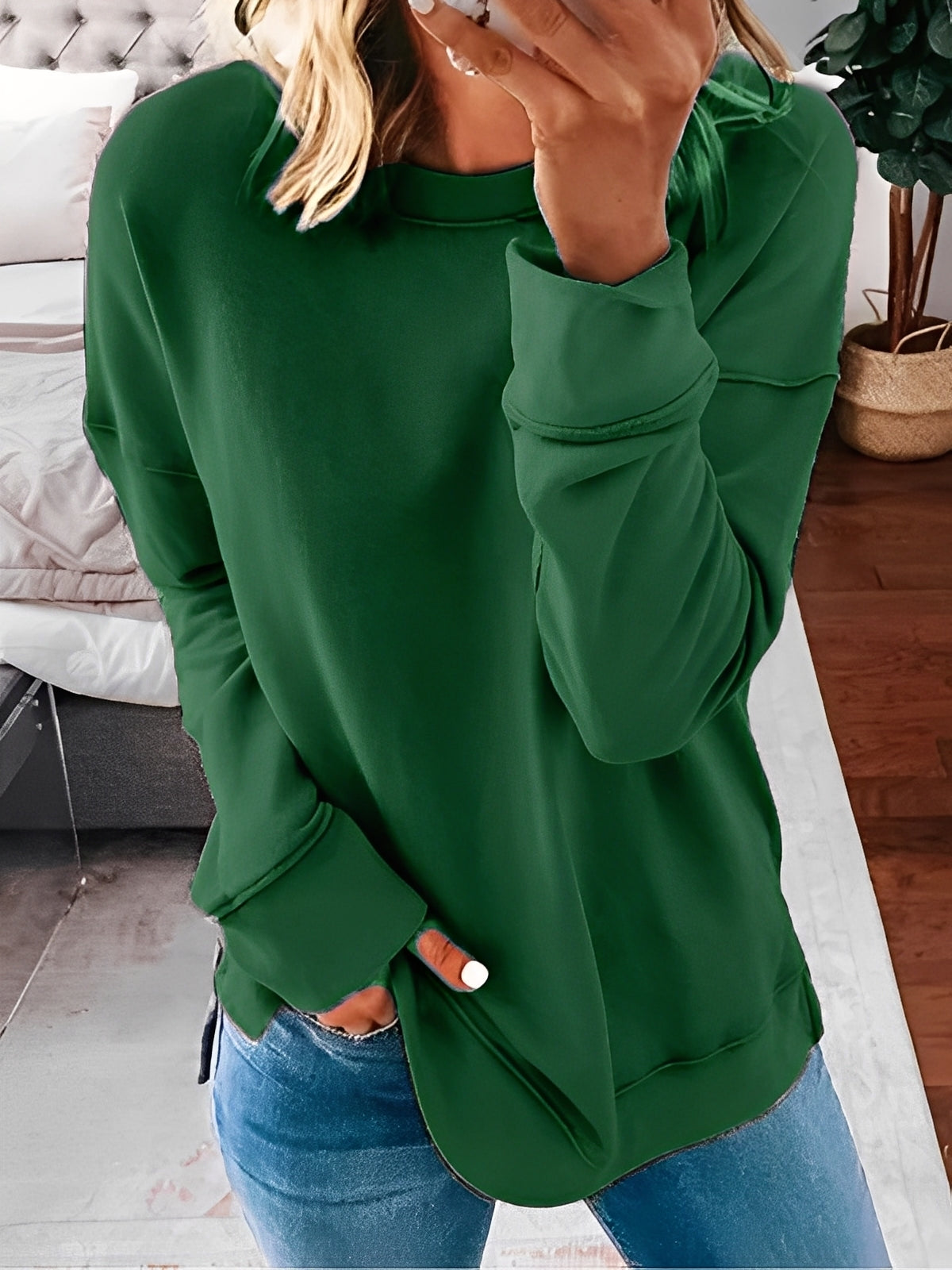 Charnette - Maglione retro morbido per donne