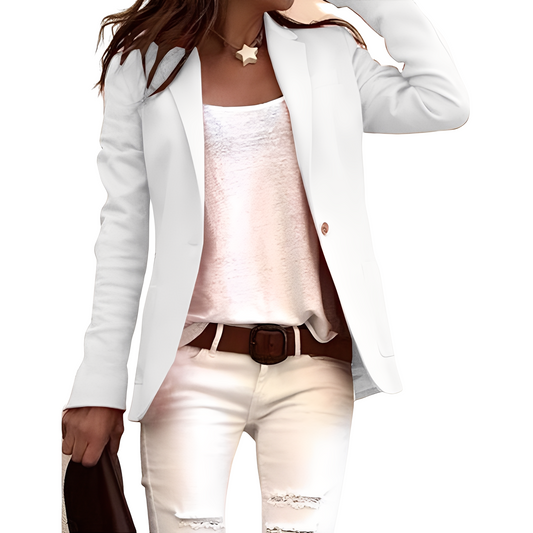 Heather - Blazer casual con revers per donne