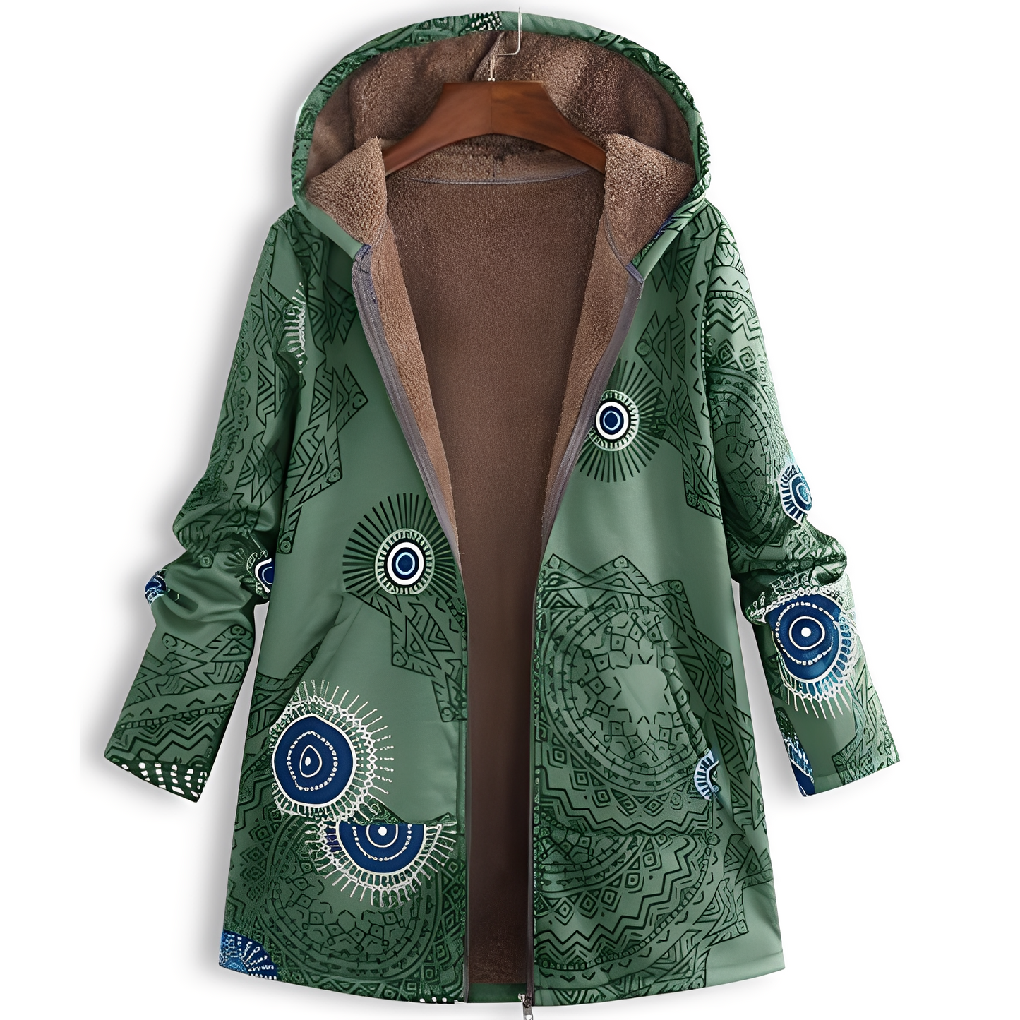 Olyvia - Giacca vintage con motivo per donne 