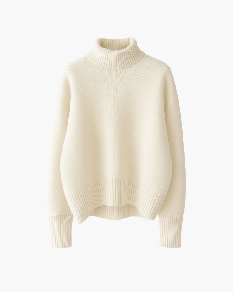 MAGLIONE MORBIDO CON COLLO ALTO