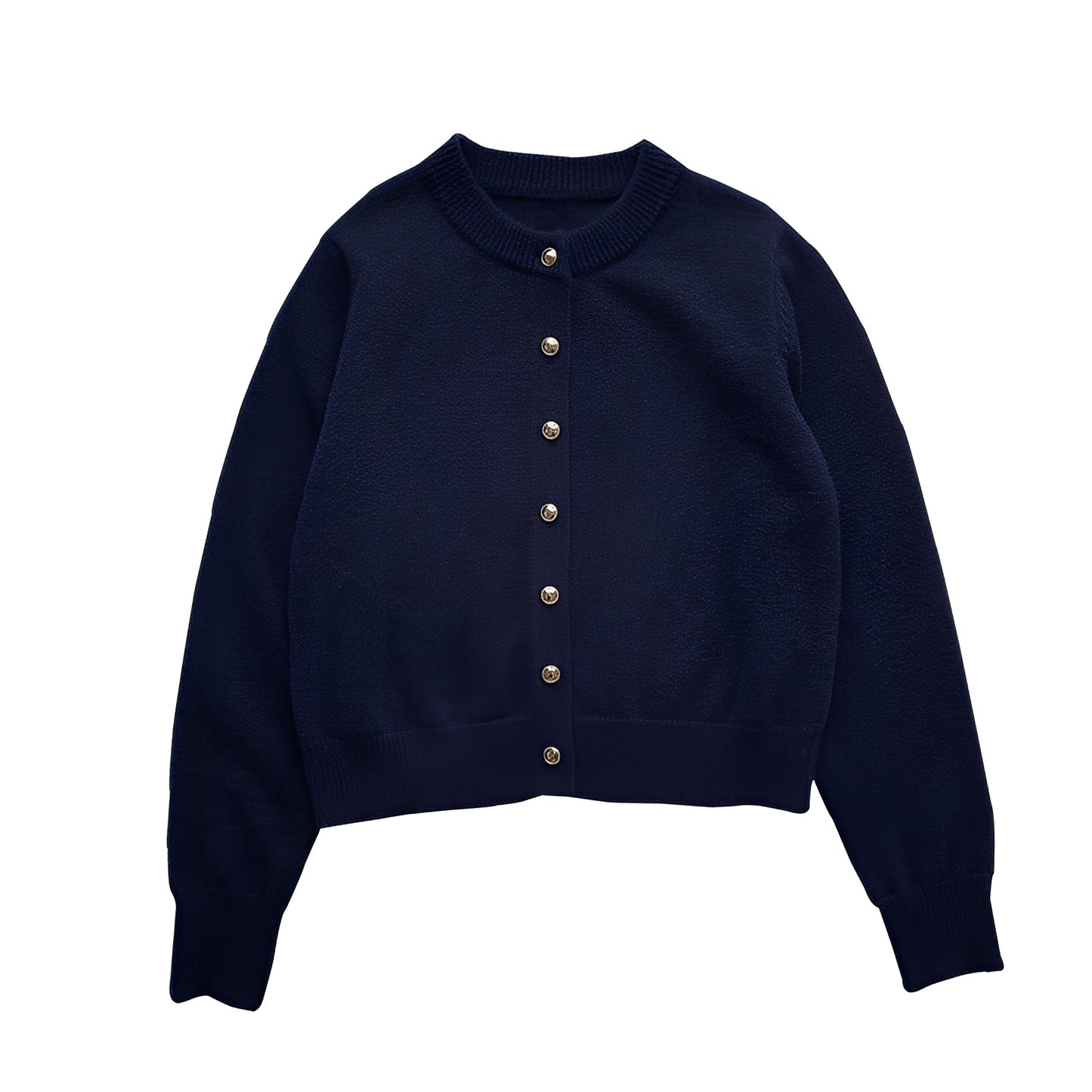 Merla - Maglione-Cappotto Sciolto con Scollo Rotondo per Donne