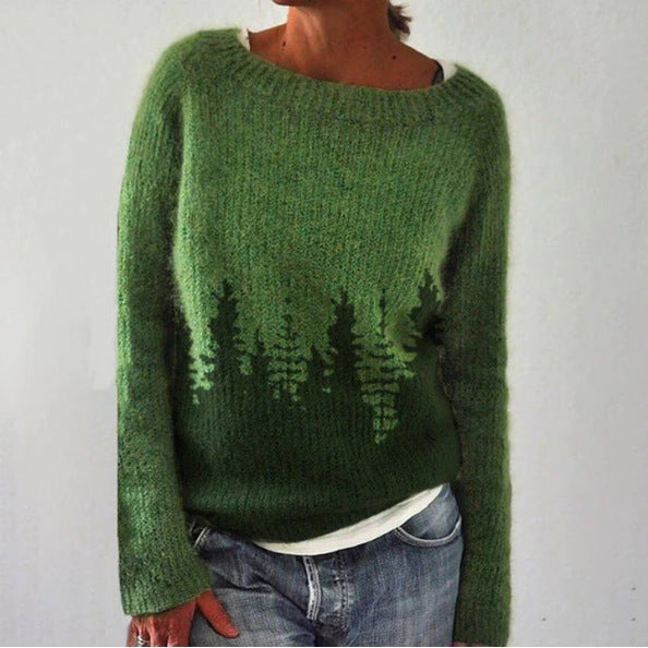 Emma - Casuale Retro Maglione Moda Donna