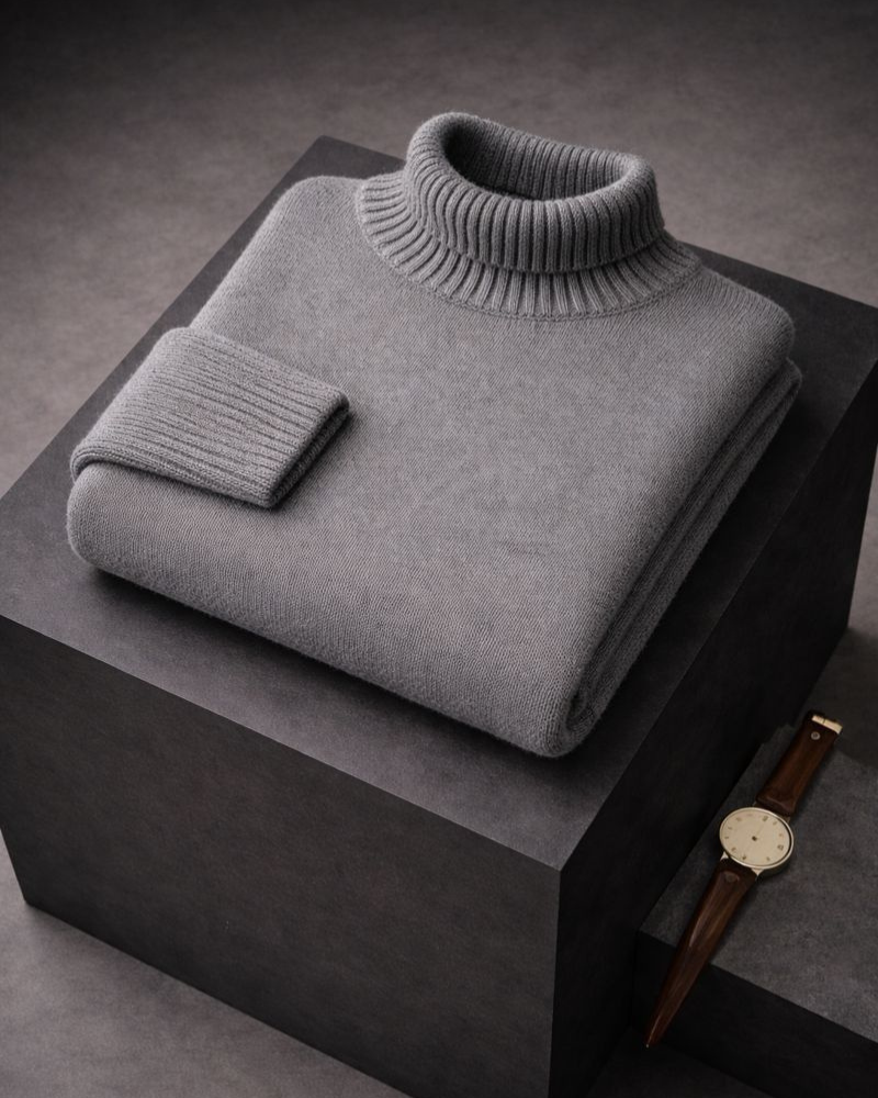 MAGLIONE MORBIDO CON COLLO ALTO