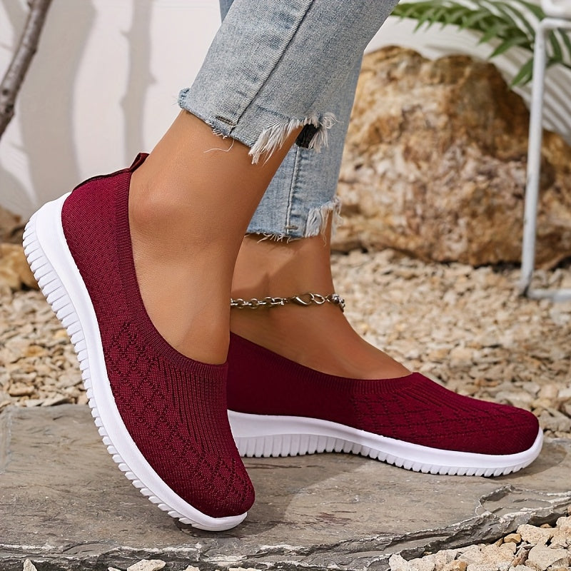 Sofina | Breathable Women's Slip-On Sneakers – Comfort for Sensitive Feet