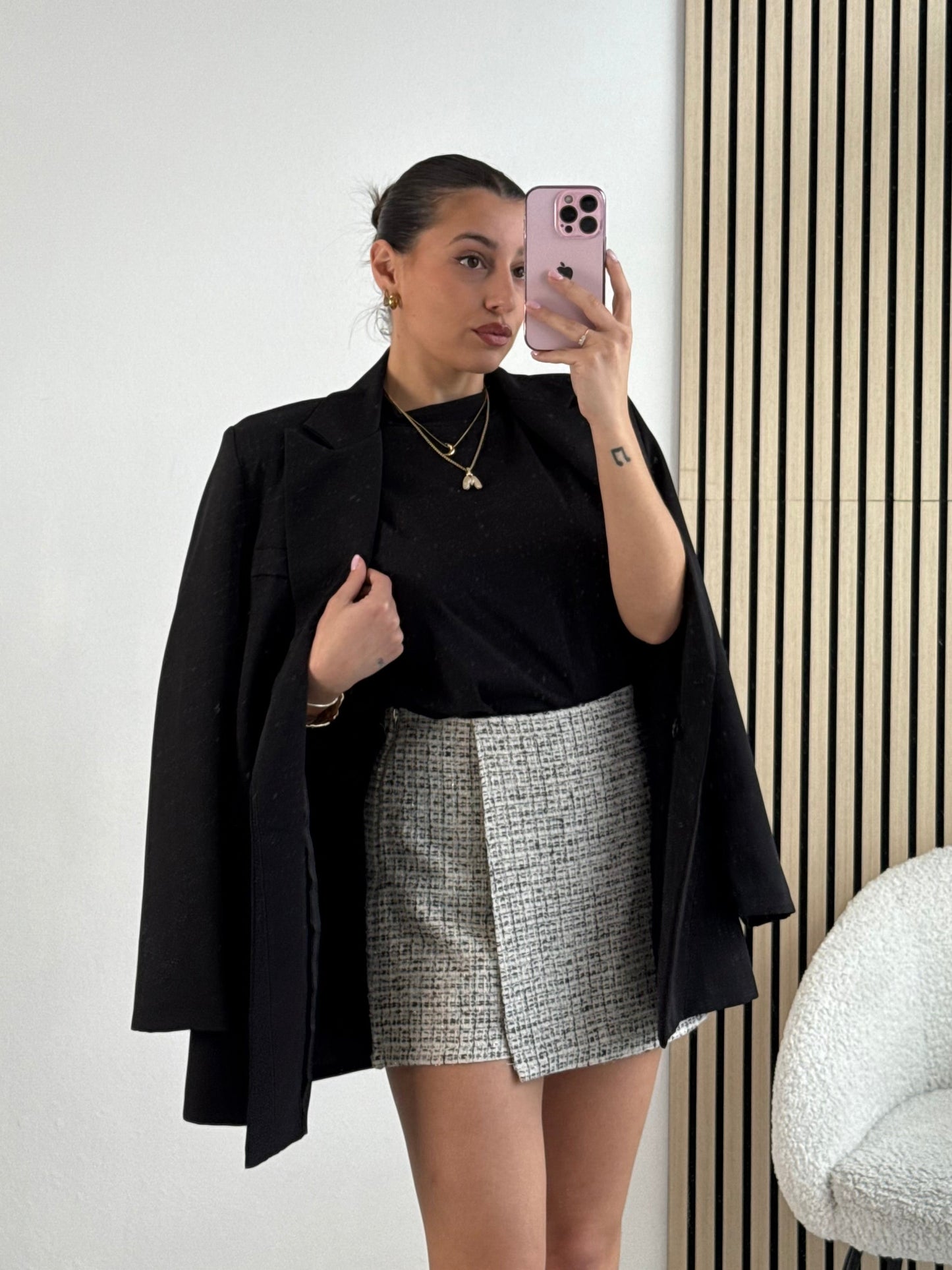 Pantaloni gonna TWEED