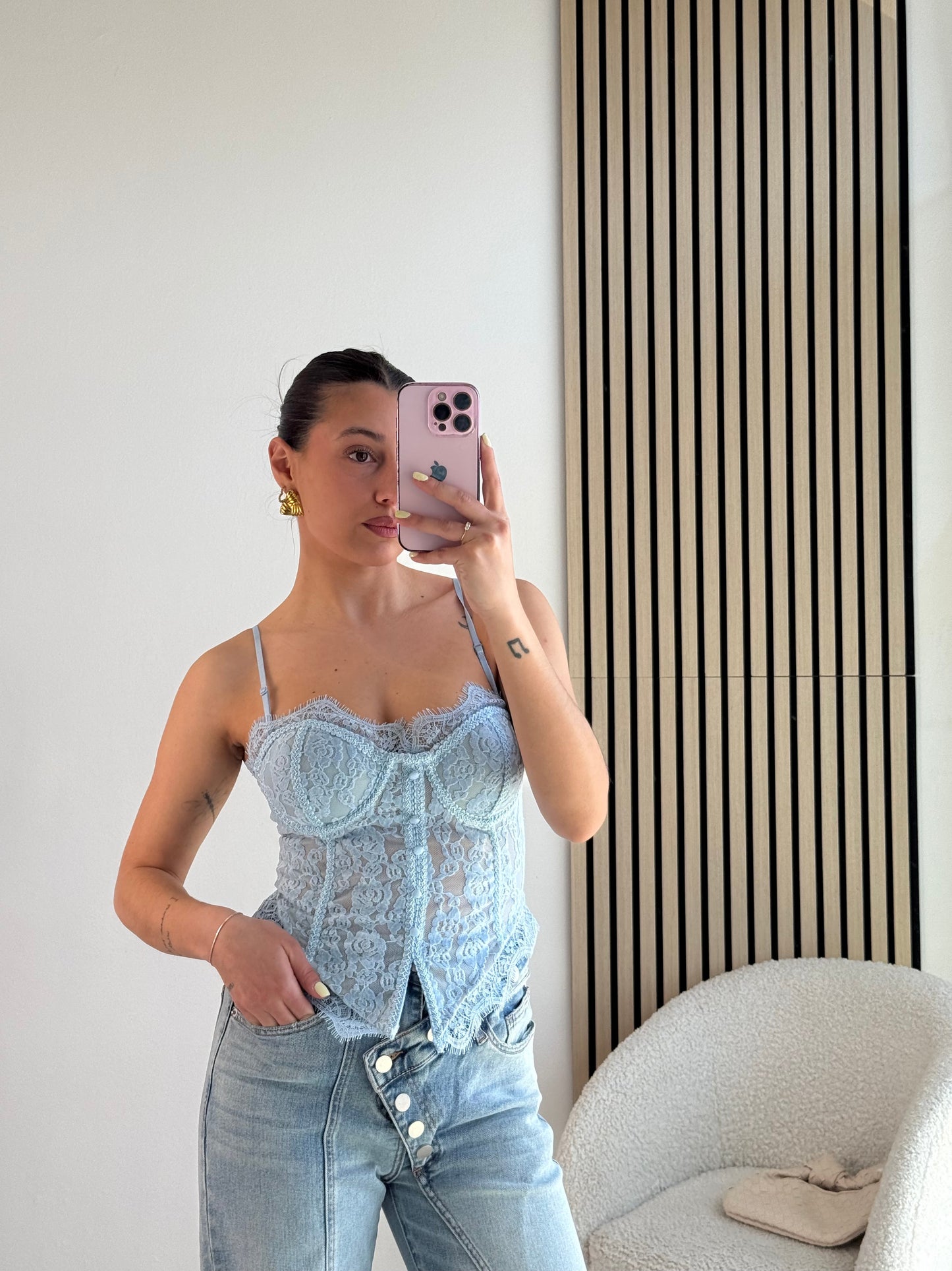 Lace Butterfly Bodice