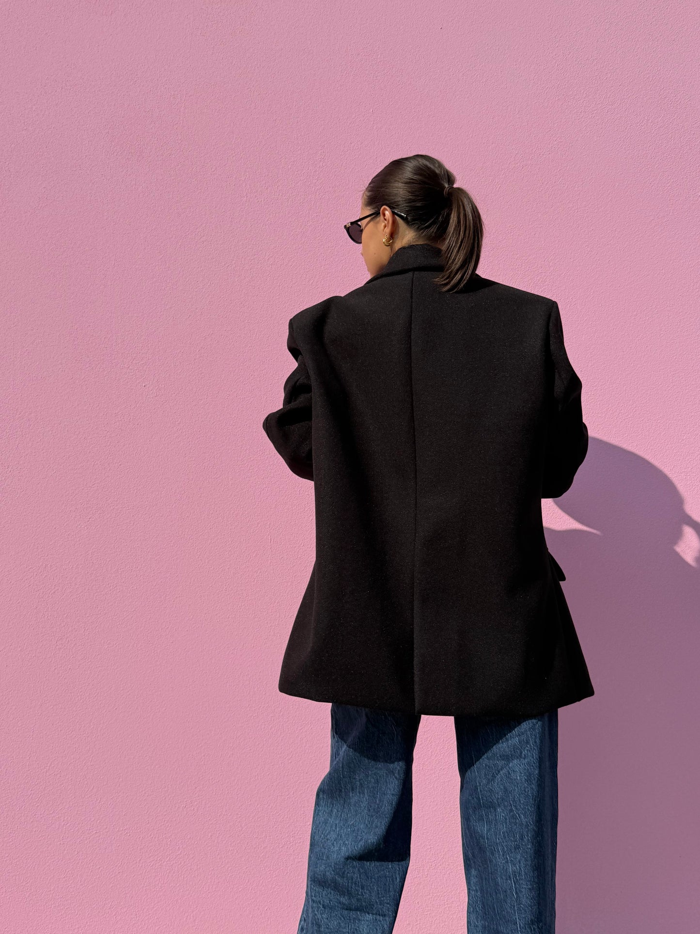 Cappotto blazer in panno over