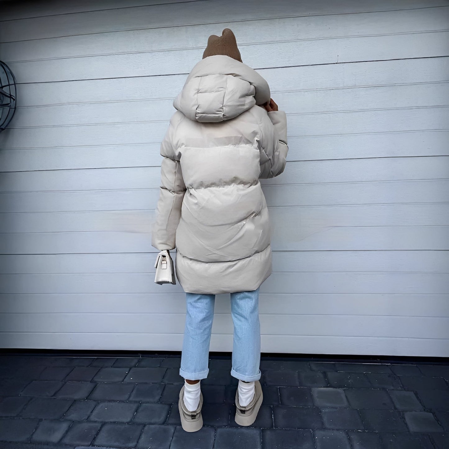 Catharine - Elegante, imbottita parka-giacca per donne 