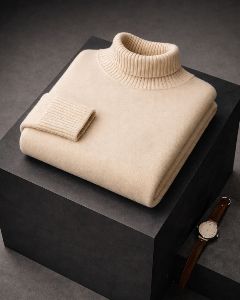 MAGLIONE MORBIDO CON COLLO ALTO