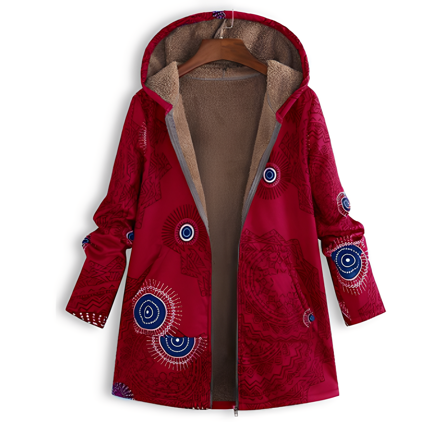 Olyvia - Giacca vintage con motivo per donne 