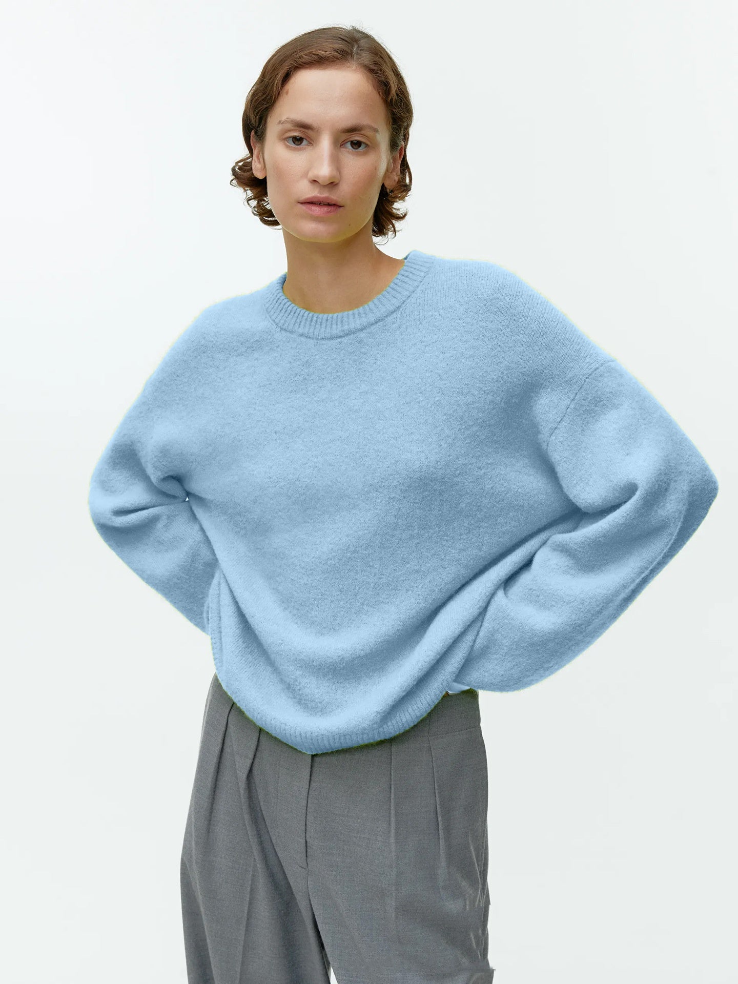 Caelie - Maglione in cashmere spesso e casual per donne