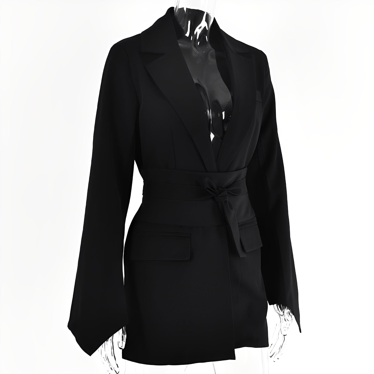 Malvina - Casula Blazer con cintura per donne