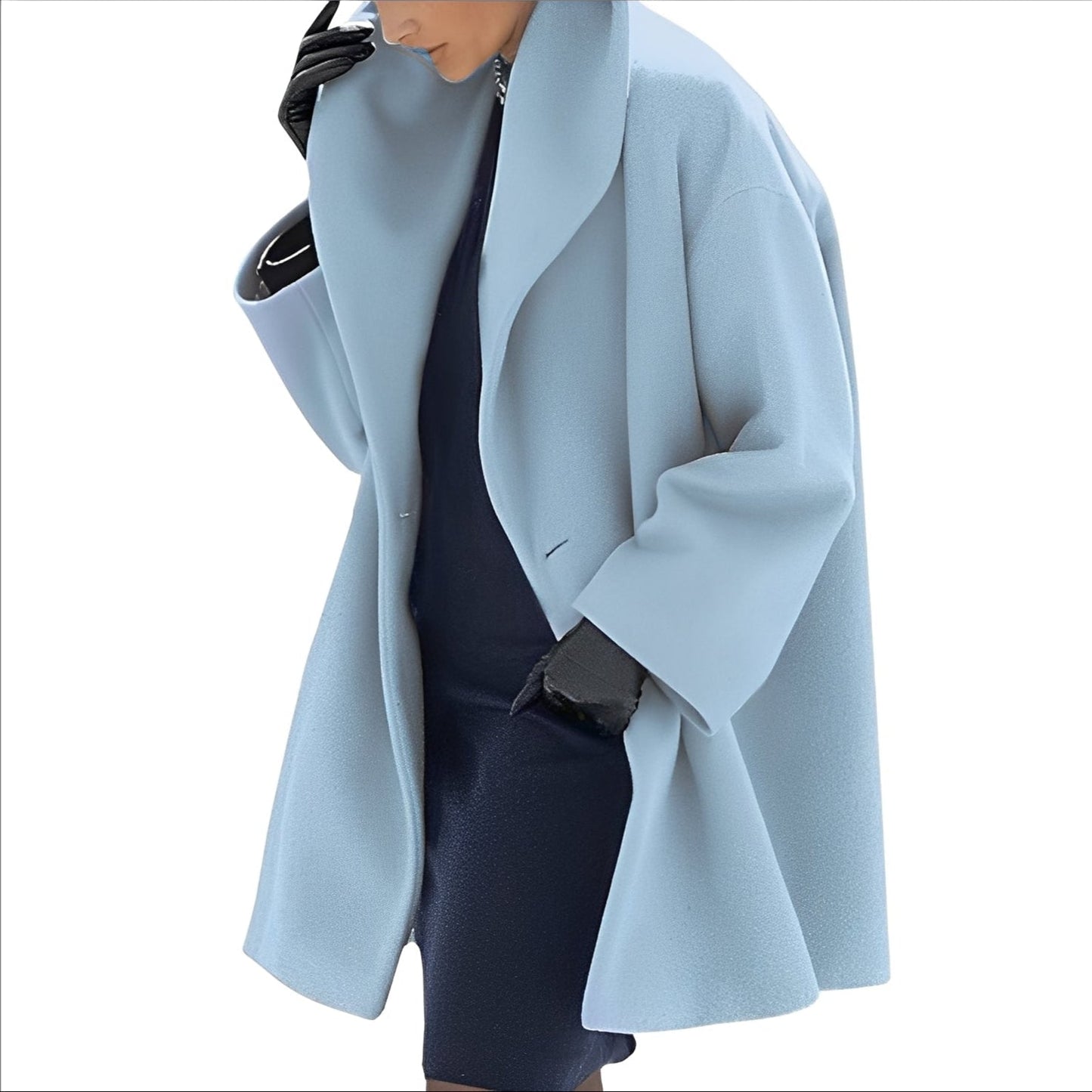 Dannie - Elegante cappotto di lana dal taglio morbido per donne
