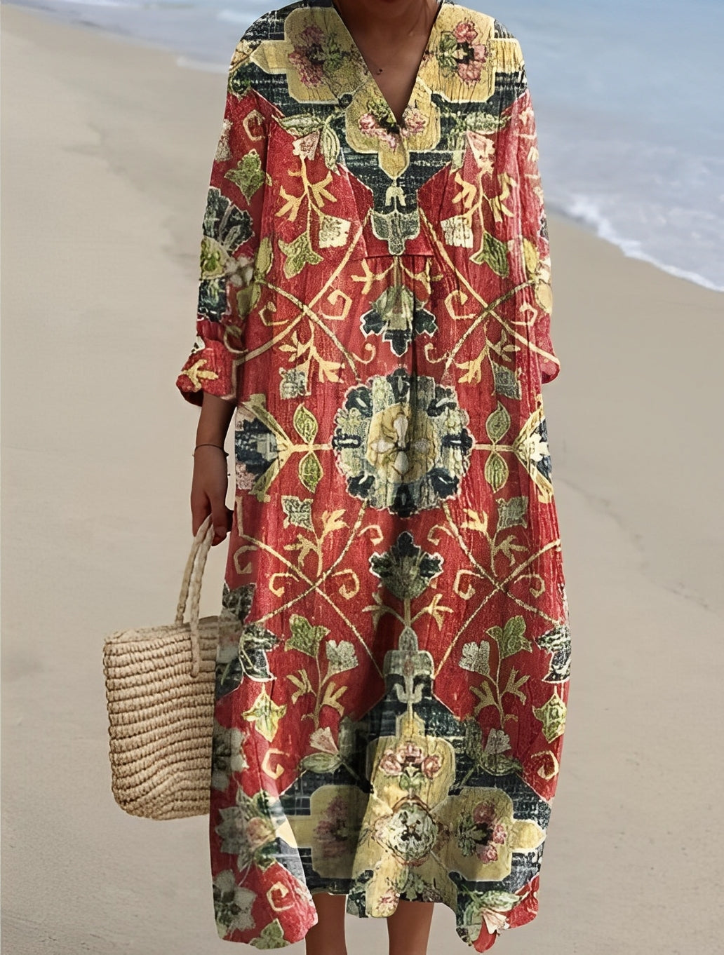 Myranda - Elegante abito floreale retrò per donne