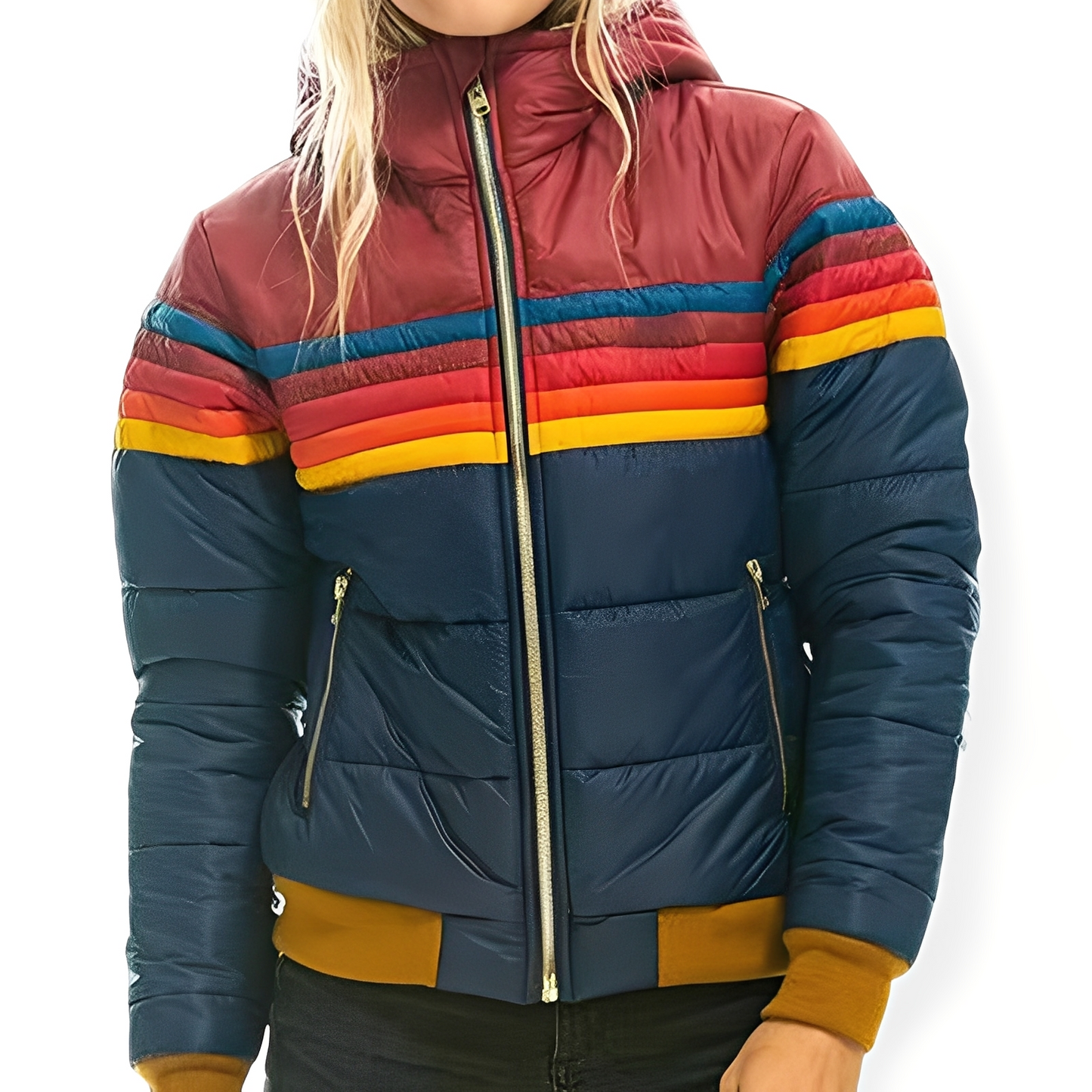 Sharon - Classica Parka Giacca con Cappuccio per Donne 