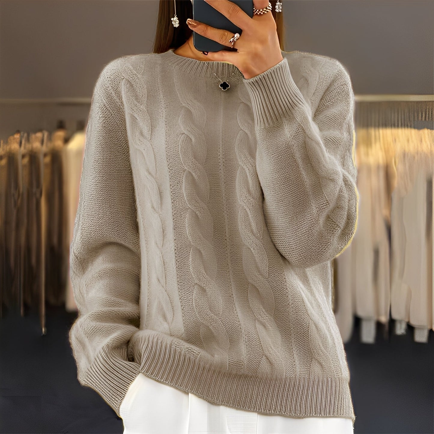 Leanne - Classico, stiloso maglione per donne