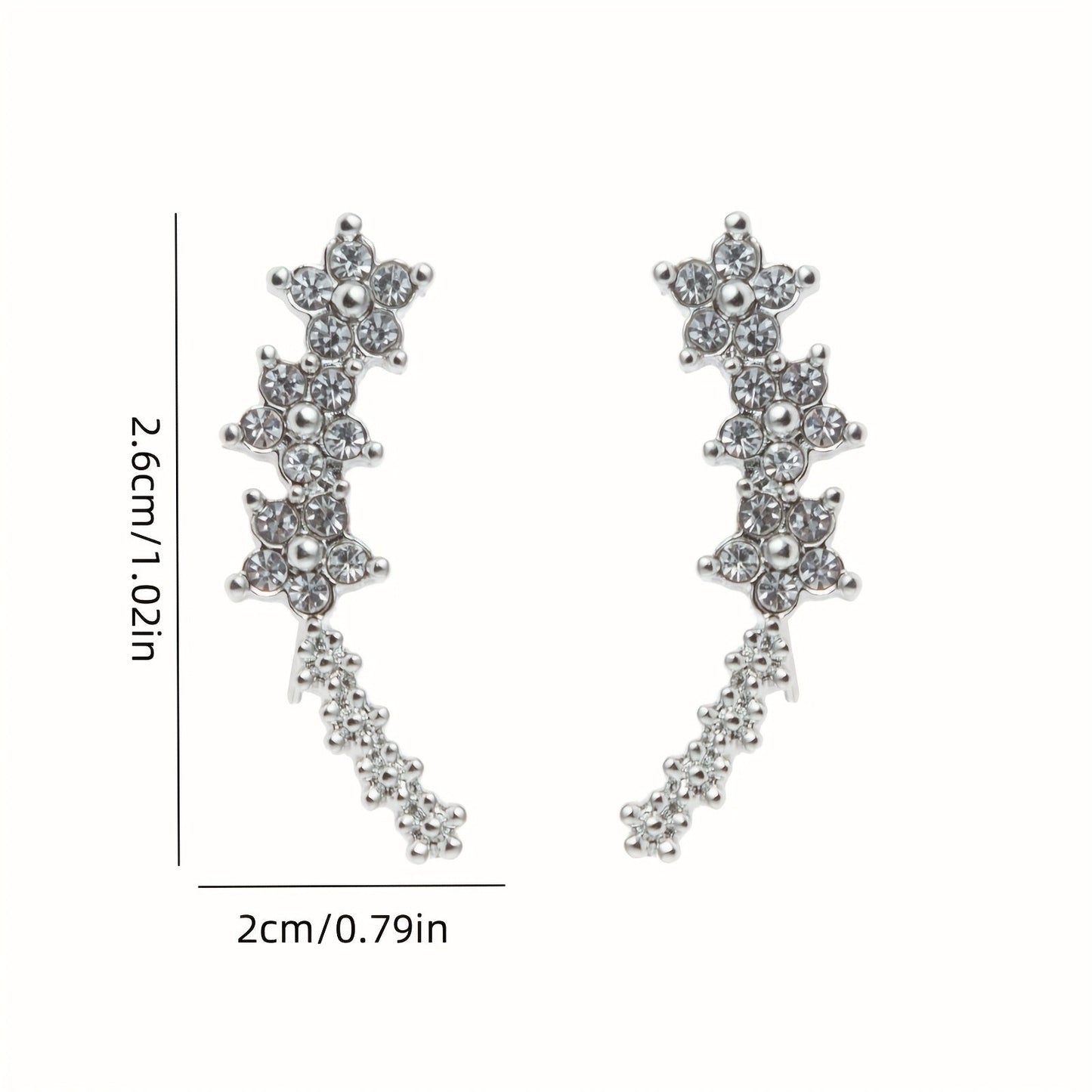 Timeless floral earrings