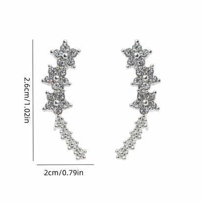 Timeless floral earrings