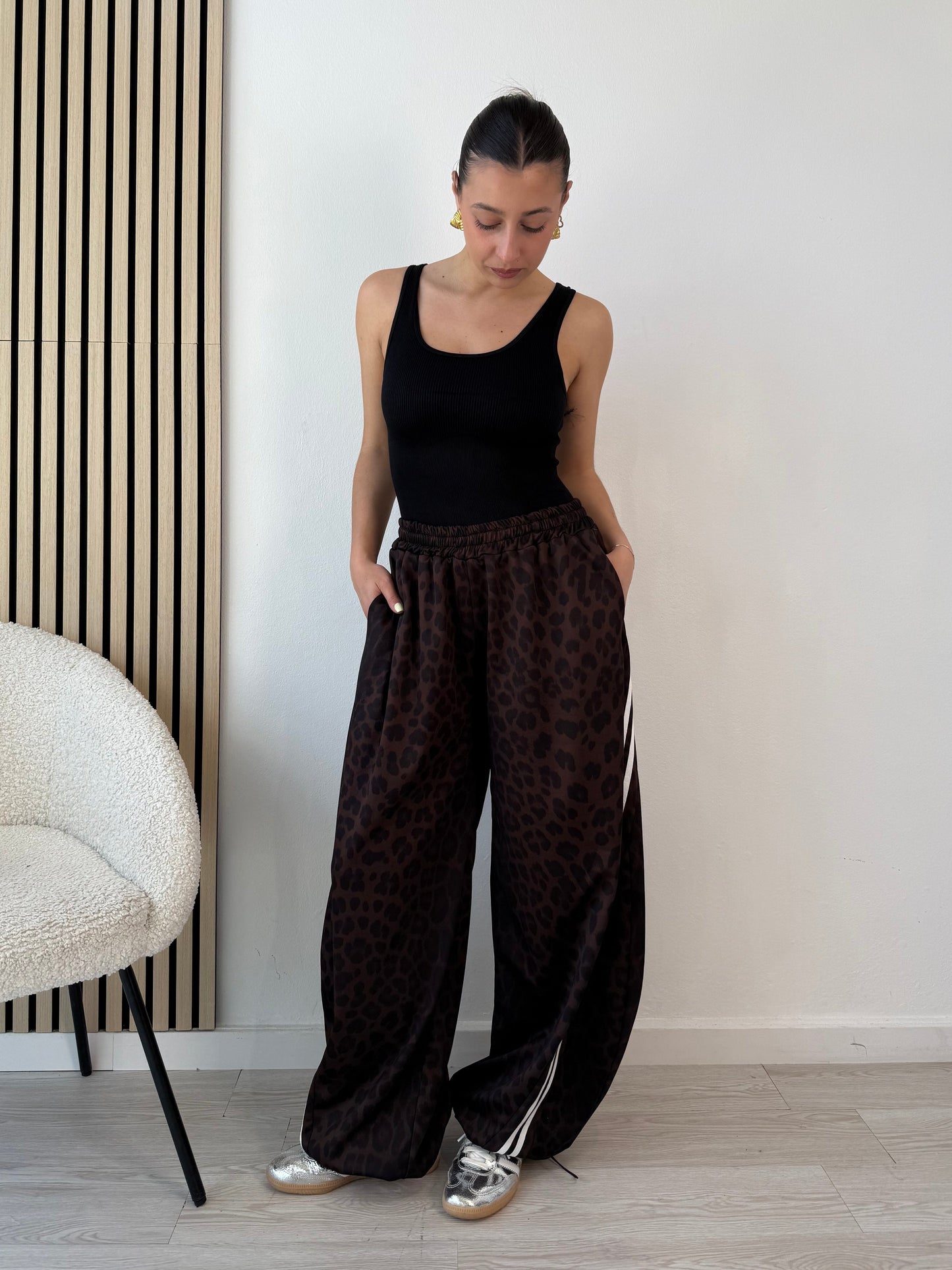 Pantaloni tuta Leo con coulisse