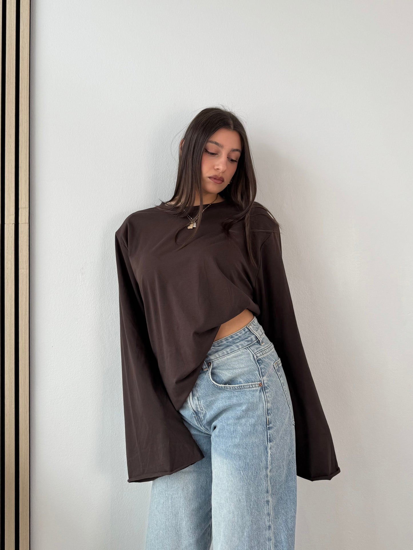 T-shirt canotta a manica larga