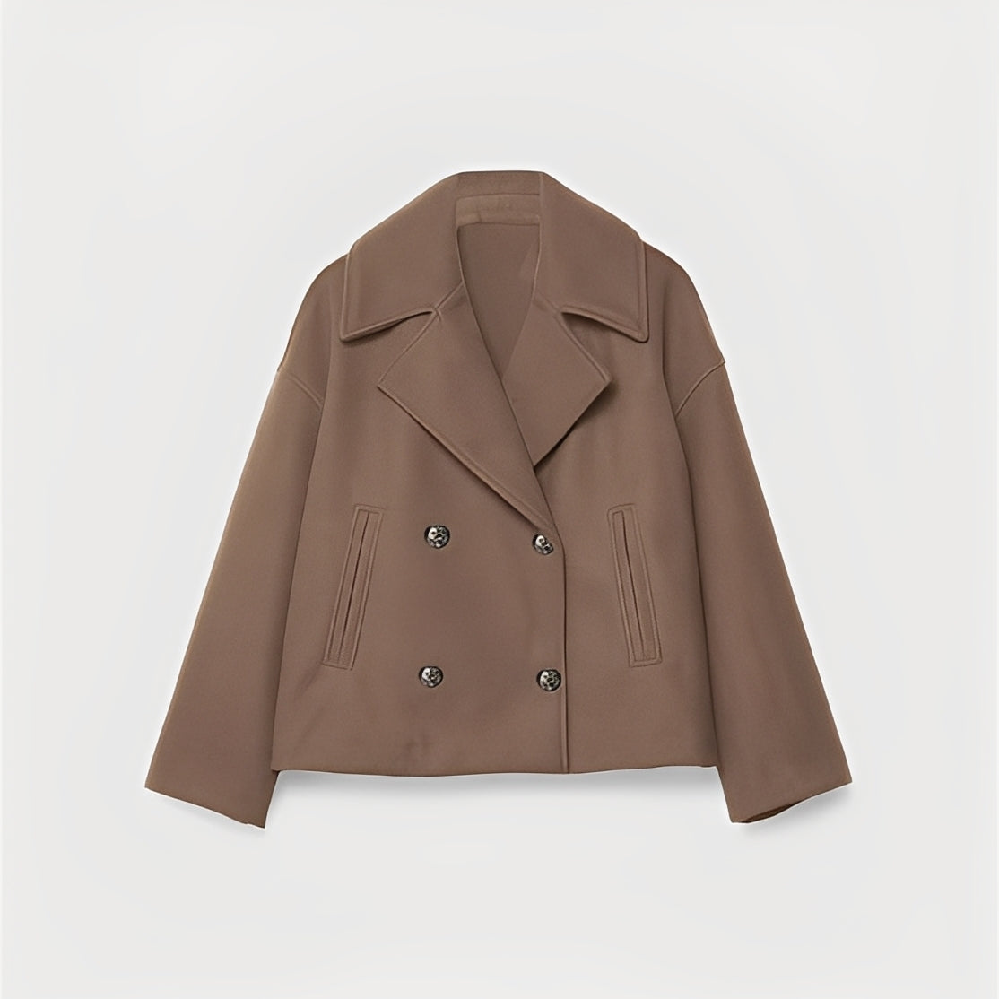 Abegail - Giacca corta casual e ampia per donne