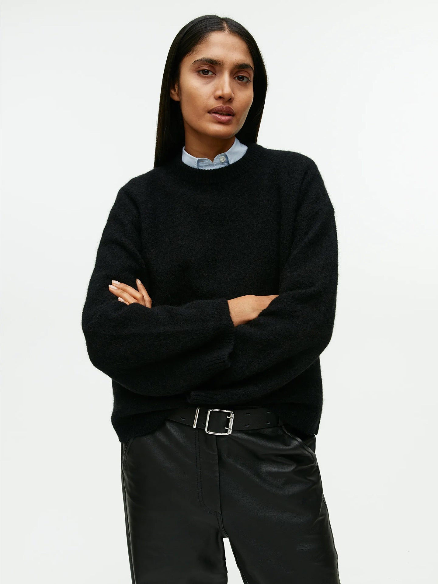 Caelie - Maglione in cashmere spesso e casual per donne