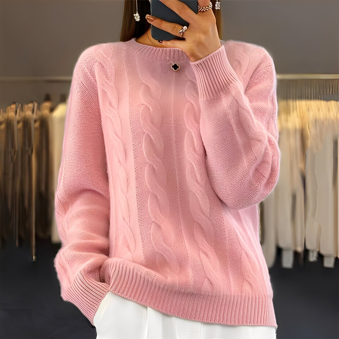 Leanne - Classico, stiloso maglione per donne