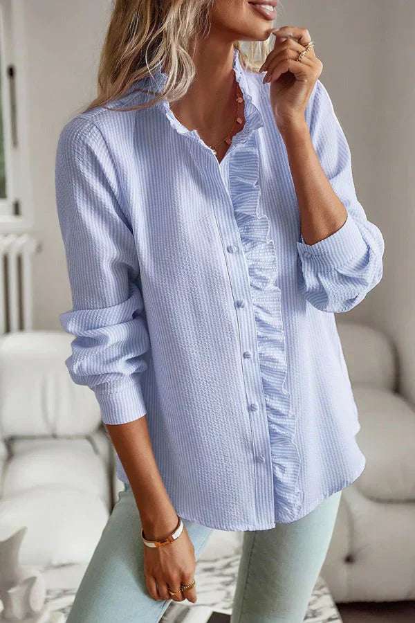 Kya - Camicia a maniche lunghe stampata per uomo