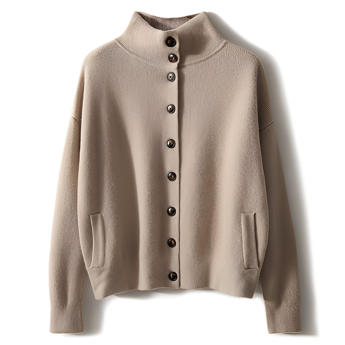 Evelynn - Maglia elegante a maglia con collo alto per le donne 