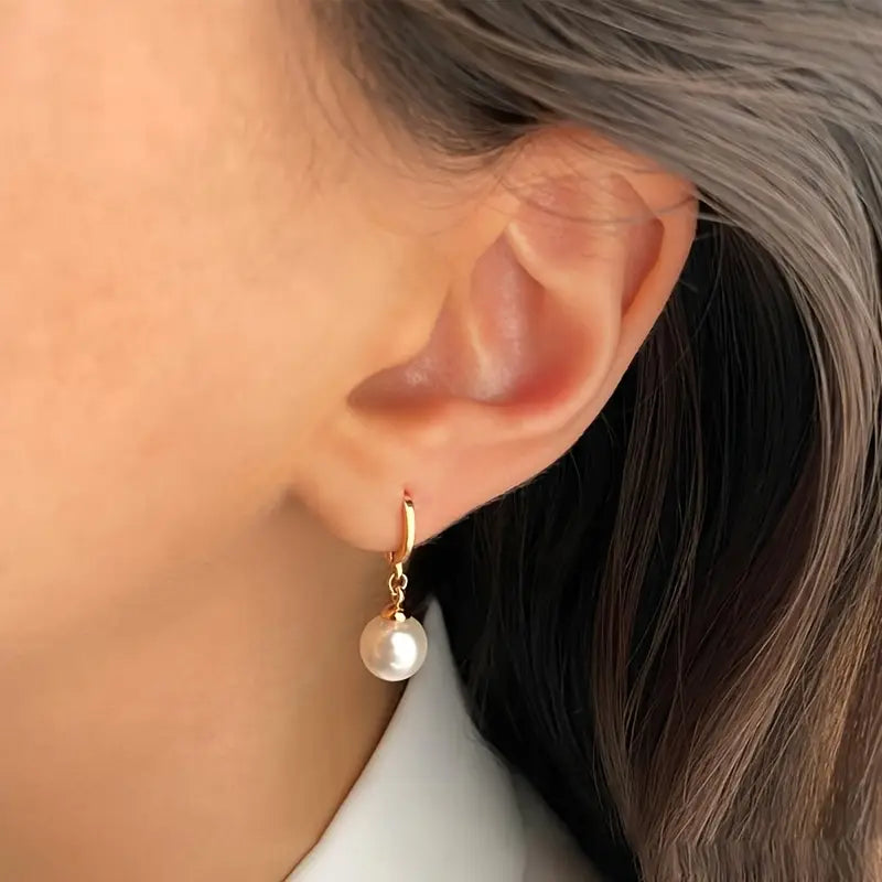Elegant pearl jewelry set