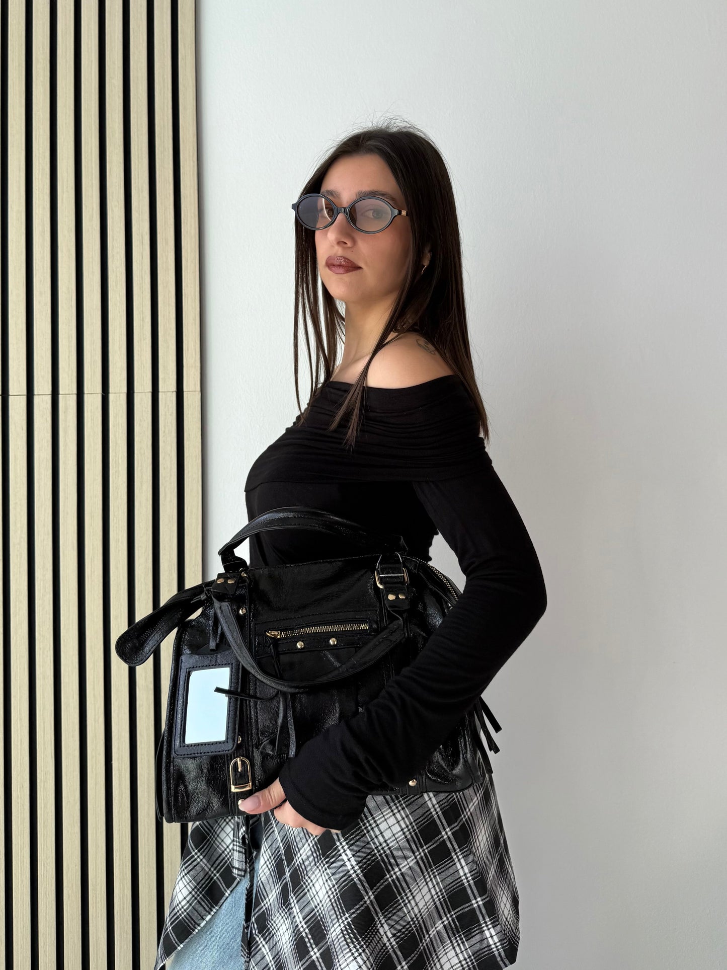 Borsa BALE BIG metallizzata