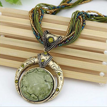 Collana con pendente boho