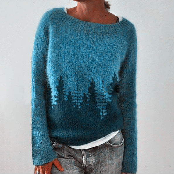 Emma - Casuale Retro Maglione Moda Donna