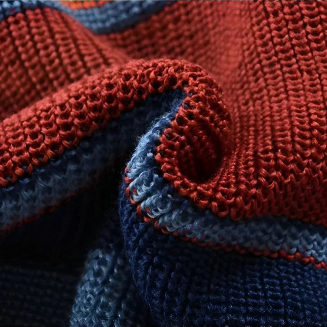 GARRY™|CARDIGAN RETRÒ A STRISCE 