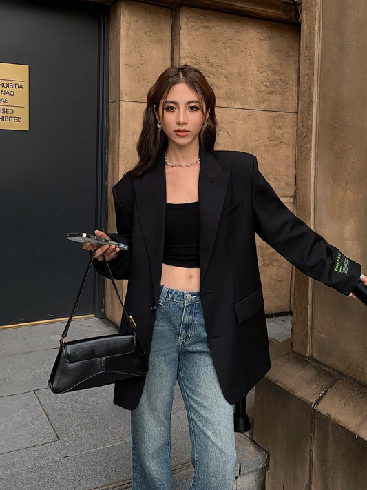 Shaye - Blazer oversize in stile classico per donne 