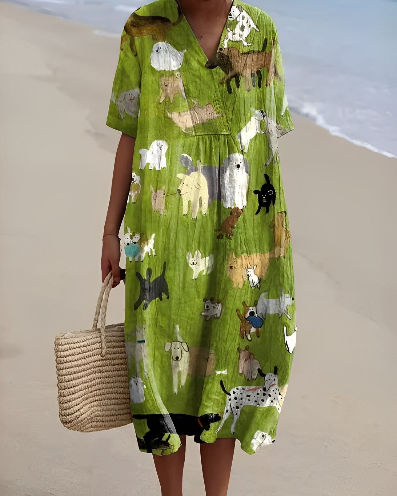 Romilly - Abito estivo con stampa colorata per donne