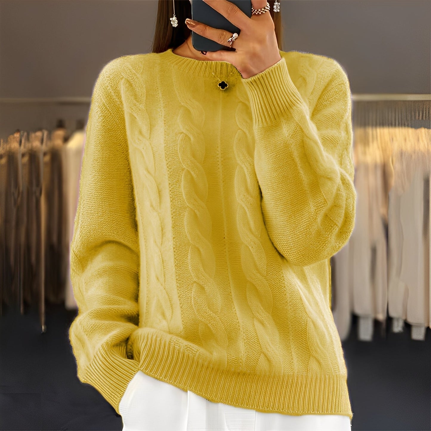Leanne - Classico, stiloso maglione per donne