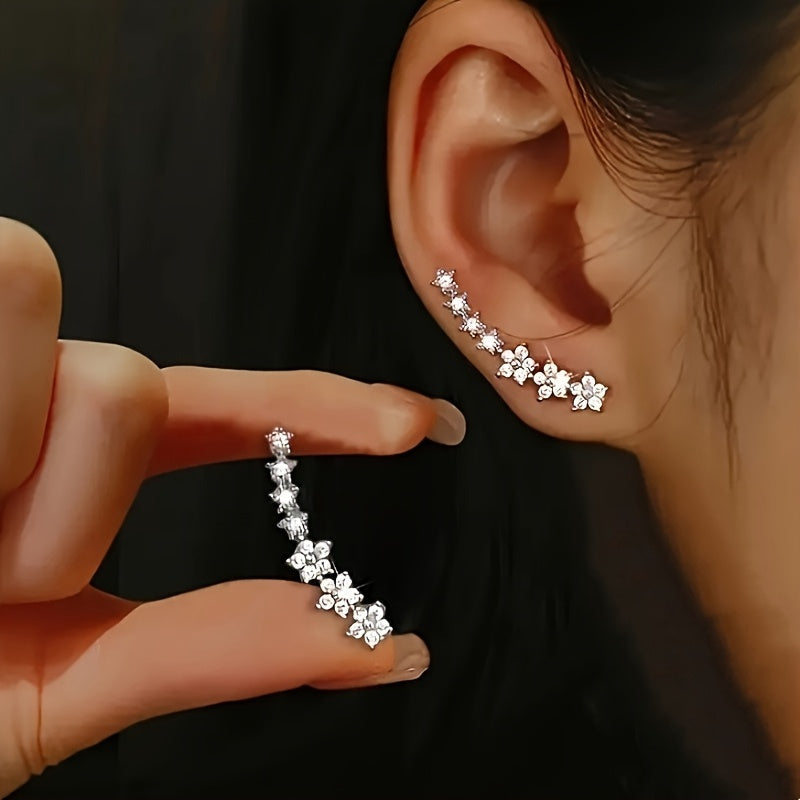 Timeless floral earrings