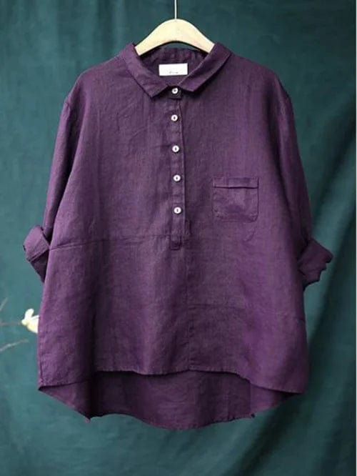 Elvie | Blusa elegante in lino per l'estate