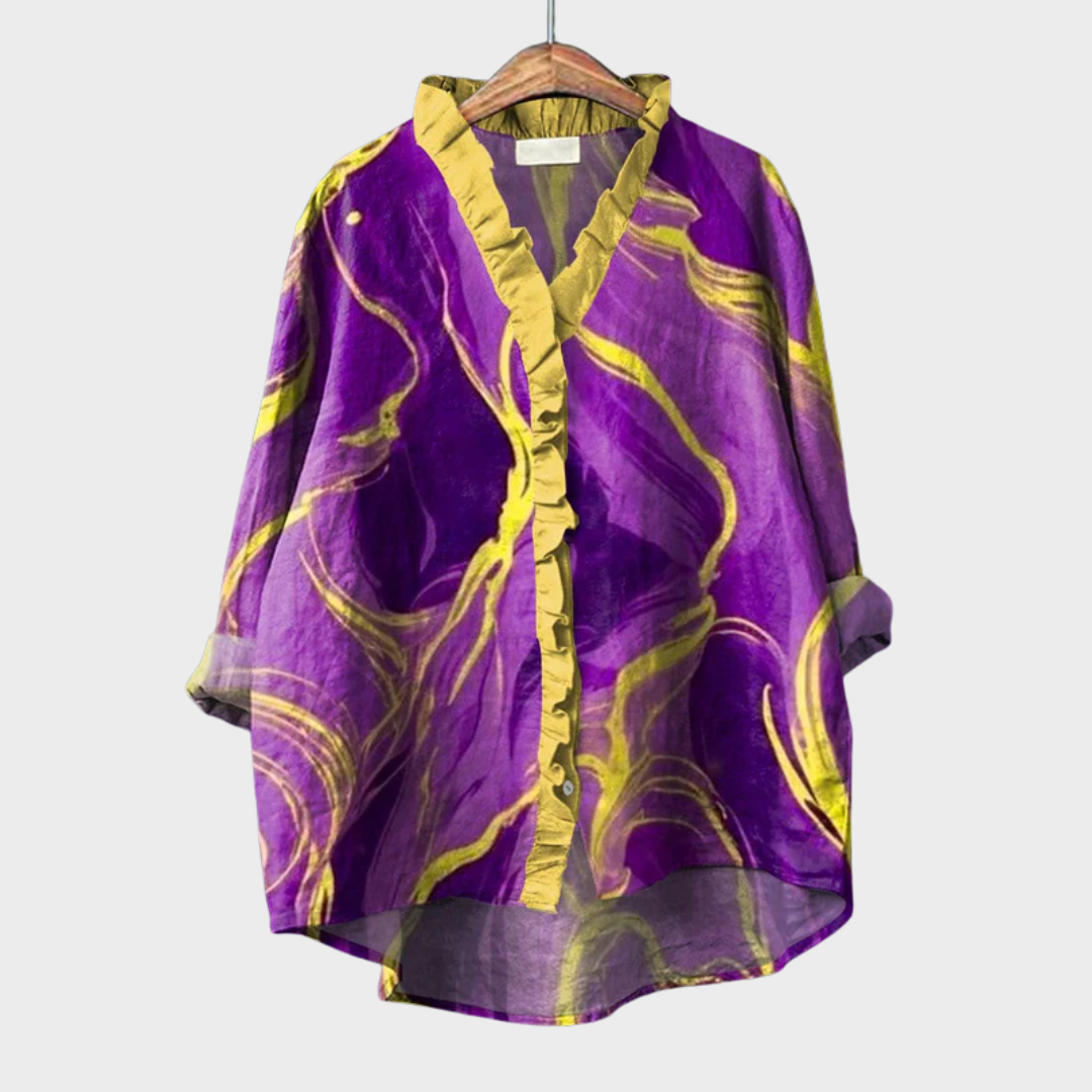 Bonnie | Elegante blusa estiva in lino