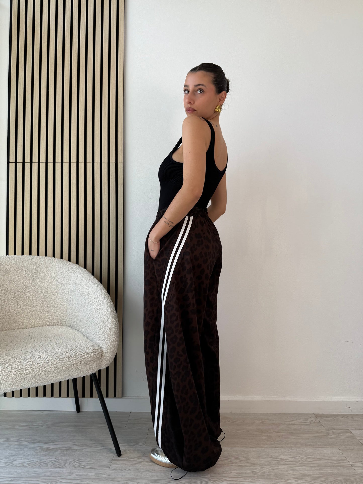 Pantaloni tuta Leo con coulisse